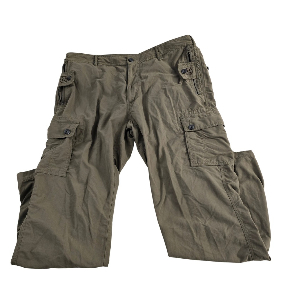 Clothing Arts Pick Pocket Proof Travel Cargo Pants Nylon‎ Olive Green